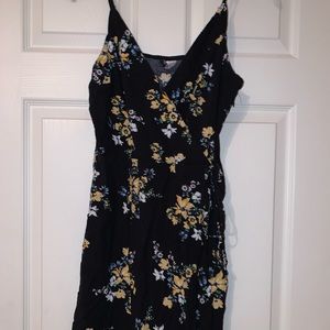 H&M Black Floral Maxi Dress